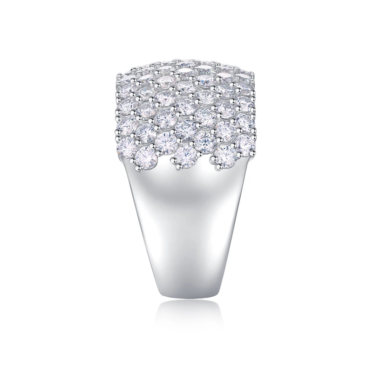 Moissanite Eternity Band Ring – Sparkling Brilliance, Timeless Elegance