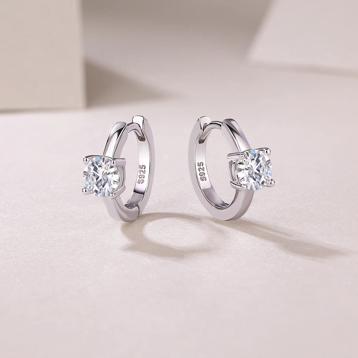Moissanite Stud Earrings – Elegant Brilliance for Everyday
