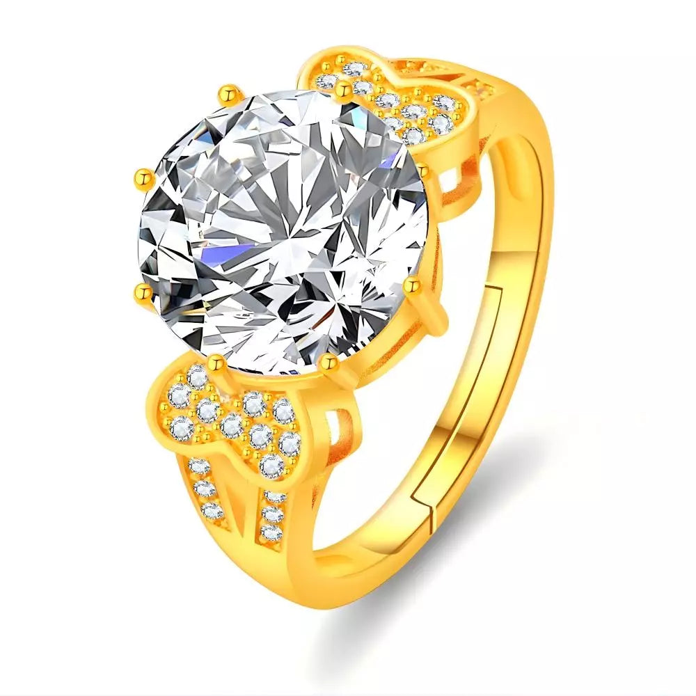 Diva Majesty 5CT Moissanite Ring