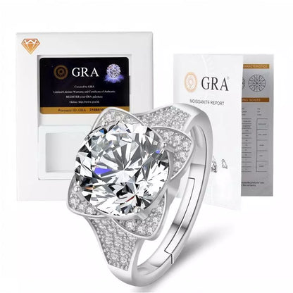 Celestial Halo Grande Solitaire 5CT