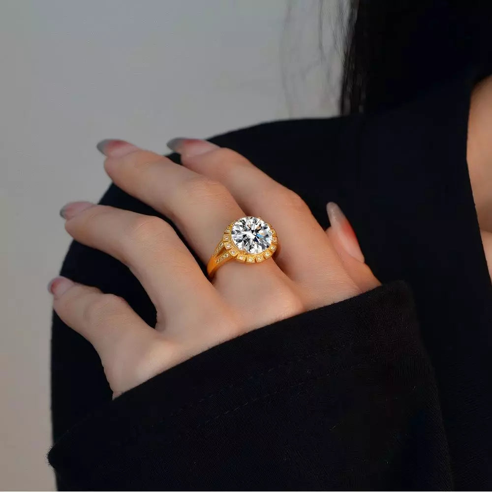 5CT Imperial Grace Moissanite Solitaire