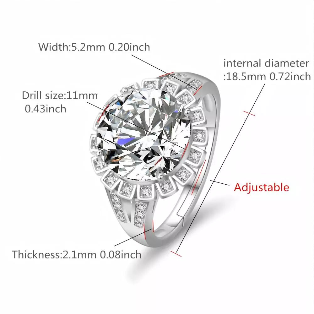 5CT Imperial Grace Moissanite Solitaire