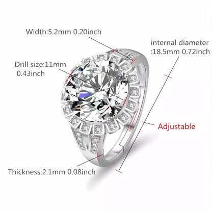 5CT Imperial Grace Moissanite Solitaire