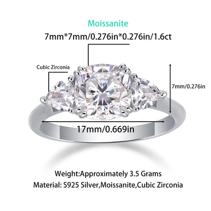 Guardian's Promise Moissanite Ring – Timeless Elegance & Radiant Brilliance
