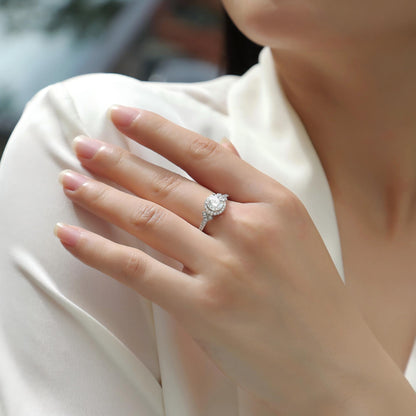 Lighthouse Moissanite Ring – Sparkling Starry Elegance for Women, Romantic Comfort Fit