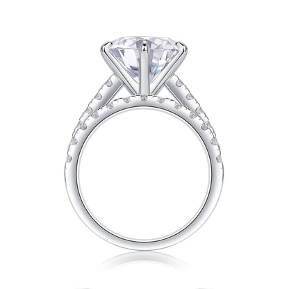 Starlit Duet” Moissanite Ring – Dazzling Double Halo, 925 Silver, Romantic Promise
