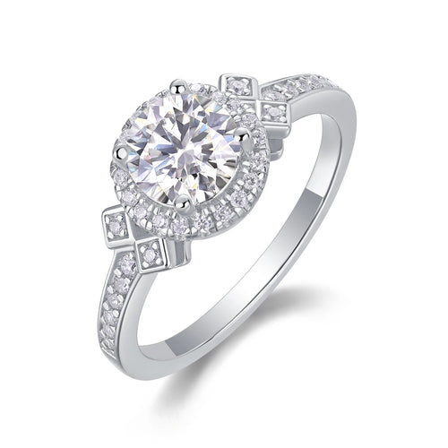 Lighthouse Moissanite Ring – Sparkling Starry Elegance for Women, Romantic Comfort Fit