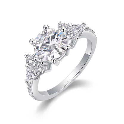 Perfect Encounter – Moissanite Engagement Ring, Timeless Elegance and Radiant Sparkle