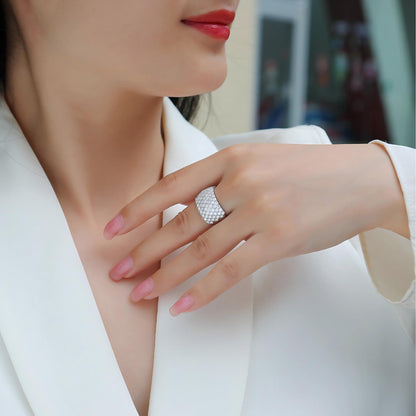 Moissanite Eternity Band Ring – Sparkling Brilliance, Timeless Elegance