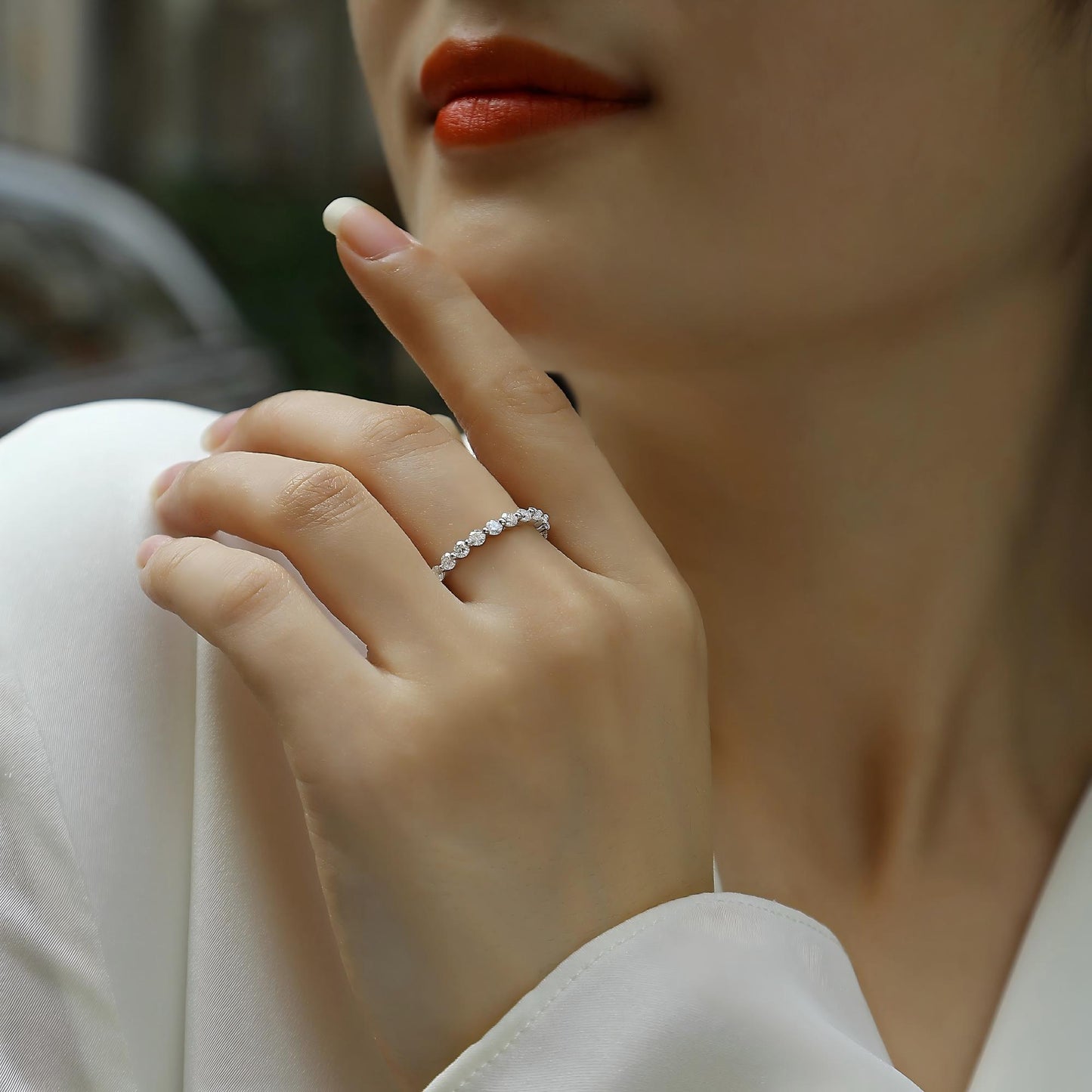 Freeze the Moment | Moissanite Diamond Ring – Radiant Brilliance, Timeless Elegance