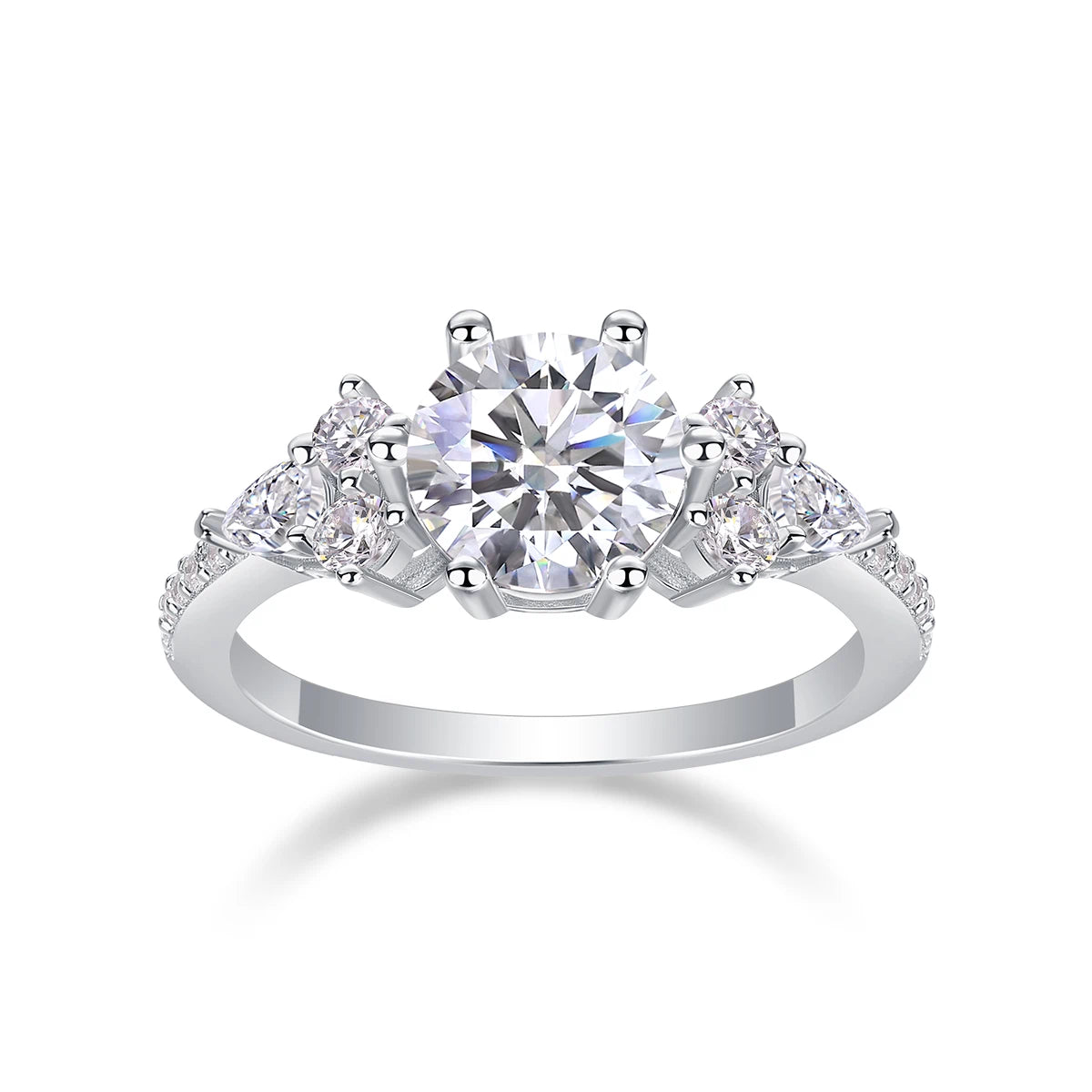 Perfect Encounter – Moissanite Engagement Ring, Timeless Elegance and Radiant Sparkle