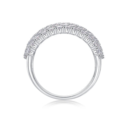 Moissanite Eternity Band Ring – Sparkling Brilliance, Timeless Elegance