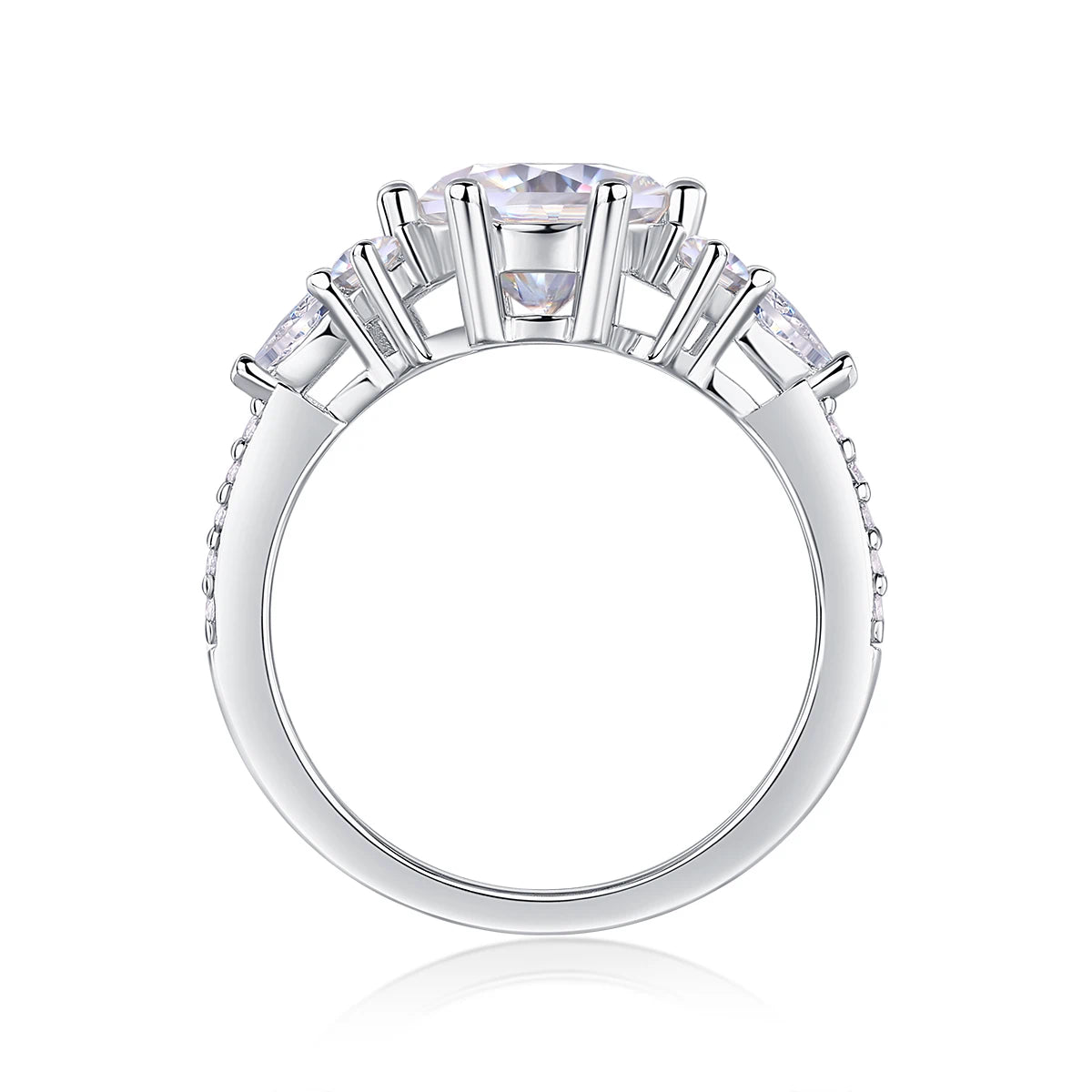Perfect Encounter – Moissanite Engagement Ring, Timeless Elegance and Radiant Sparkle
