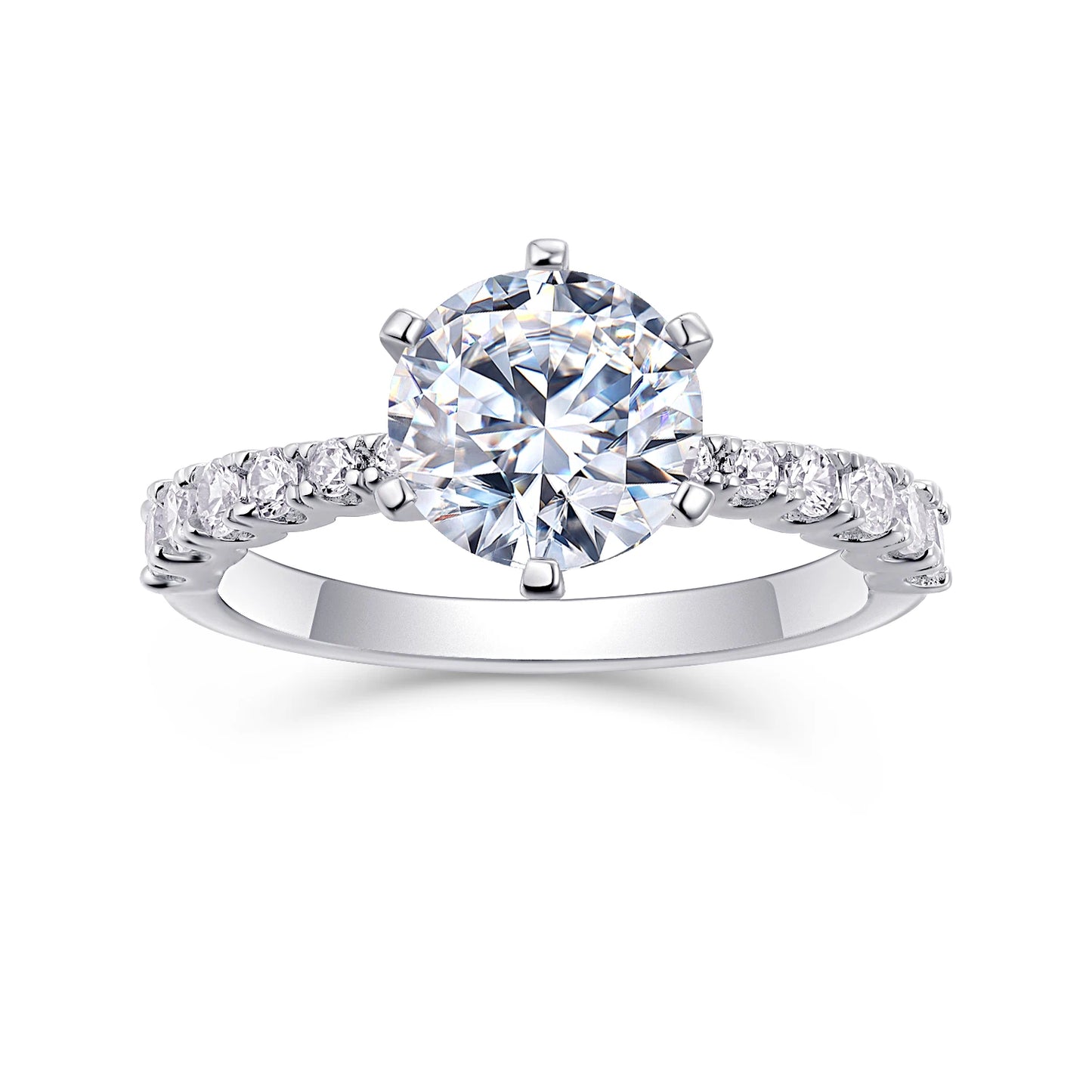 Goddess’s Fortune Moissanite Ring – Dazzling Star-like Brilliance, Elegant & Timeless Jewelry