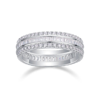 Parallel Universe” Moissanite Ring – A Symphony of Light and Elegance