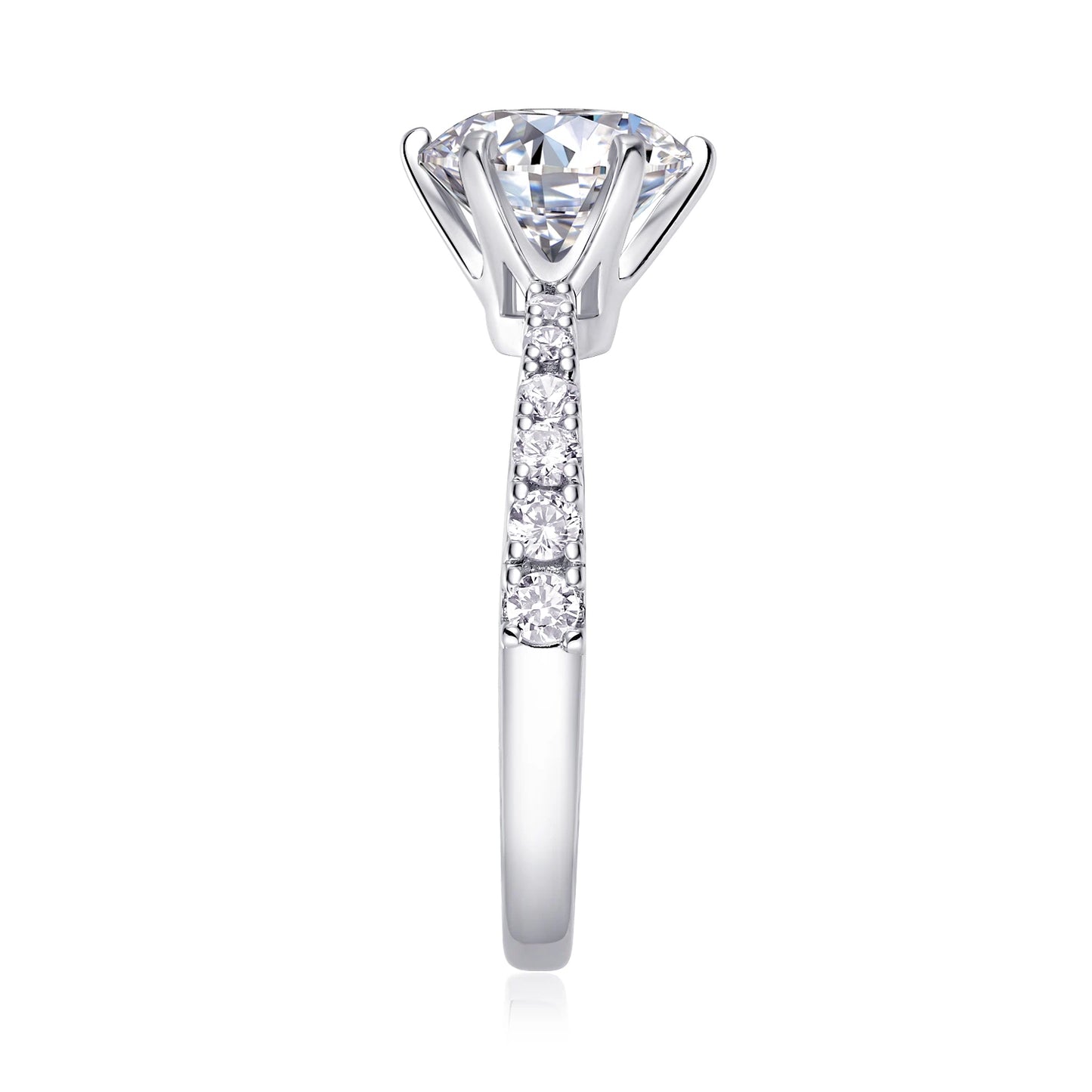 Goddess’s Fortune Moissanite Ring – Dazzling Star-like Brilliance, Elegant & Timeless Jewelry