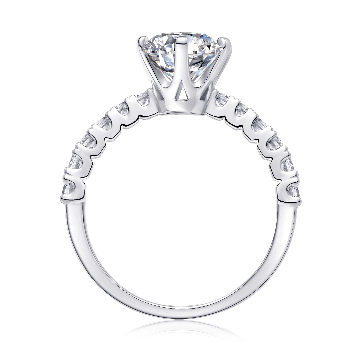 Goddess’s Fortune Moissanite Ring – Dazzling Star-like Brilliance, Elegant & Timeless Jewelry