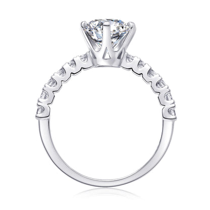 Goddess’s Fortune Moissanite Ring – Dazzling Star-like Brilliance, Elegant & Timeless Jewelry