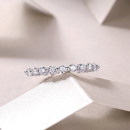 Freeze the Moment | Moissanite Diamond Ring – Radiant Brilliance, Timeless Elegance