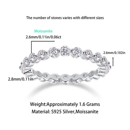 Freeze the Moment | Moissanite Diamond Ring – Radiant Brilliance, Timeless Elegance