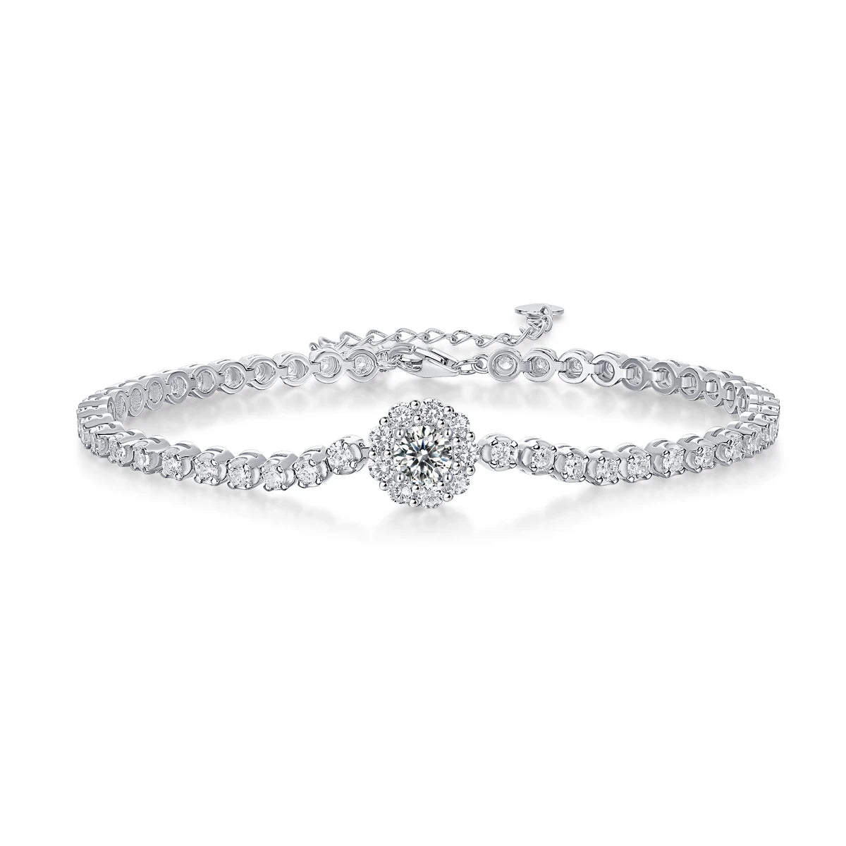 The Bridge of Magpies Moissanite Bracelet – Elegant Sparkle & Love Symbol