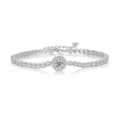 The Bridge of Magpies Moissanite Bracelet – Elegant Sparkle & Love Symbol