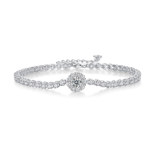 The Bridge of Magpies Moissanite Bracelet – Elegant Sparkle & Love Symbol