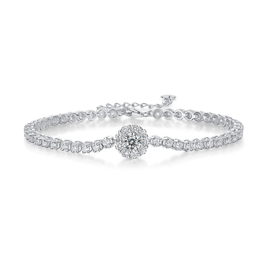 The Bridge of Magpies Moissanite Bracelet – Elegant Sparkle & Love Symbol