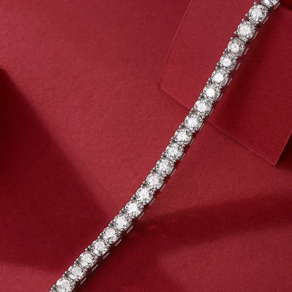 Moissanite Classic Full Pave Bracelet – Elegant & Timeless