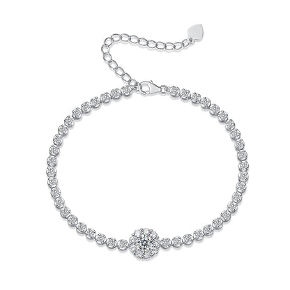 The Bridge of Magpies Moissanite Bracelet – Elegant Sparkle & Love Symbol