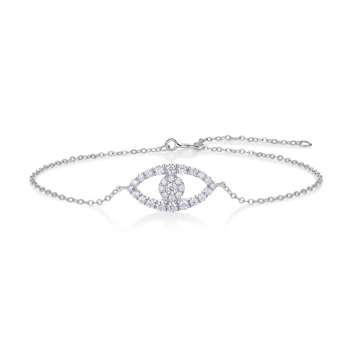 Wish Elf Moissanite Bracelet – Lucky Eye Sparkle