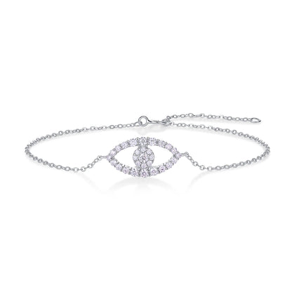 Wish Elf Moissanite Bracelet – Lucky Eye Sparkle