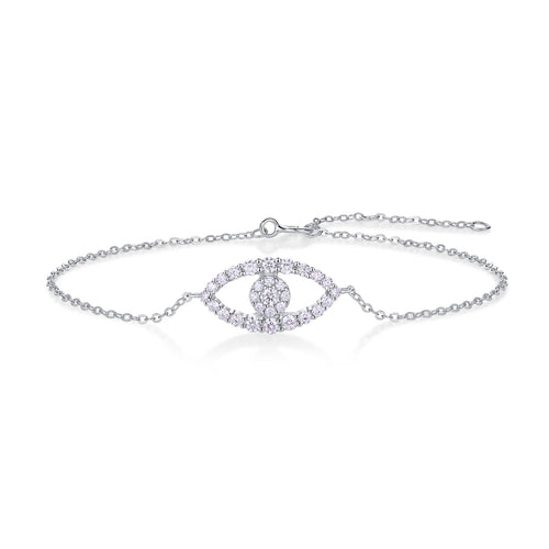 Wish Elf Moissanite Bracelet – Lucky Eye Sparkle
