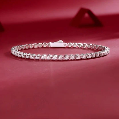 Moissanite Starry Sky Bracelet – Elegant & Sparkling. Length:16.5cm/6.5in