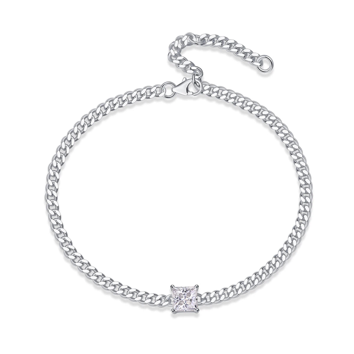Moissanite Cuban Link Bracelet – Chic & Versatile