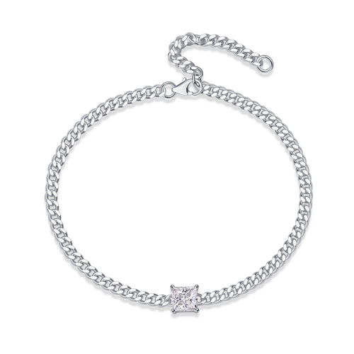 Moissanite Cuban Link Bracelet – Chic & Versatile