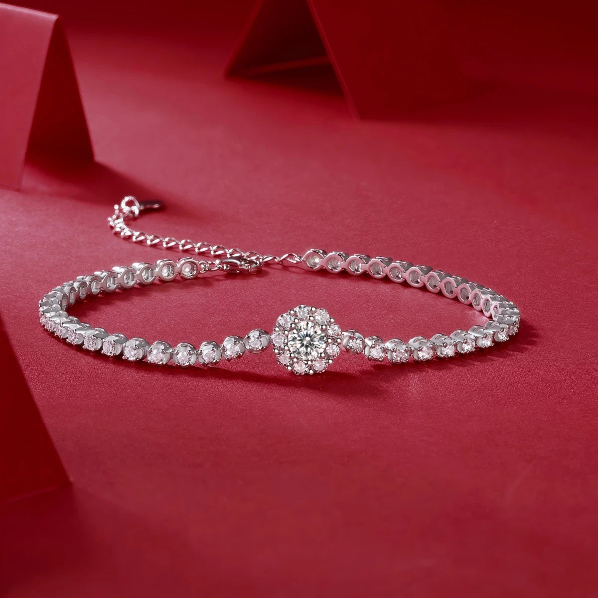 The Bridge of Magpies Moissanite Bracelet – Elegant Sparkle & Love Symbol