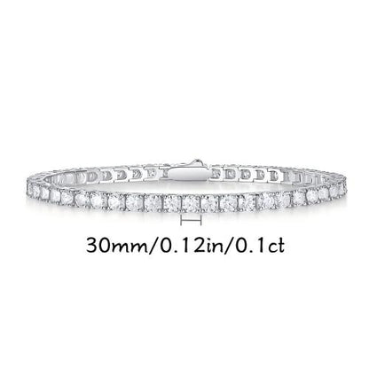 Moissanite Classic Full Pave Bracelet – Elegant & Timeless