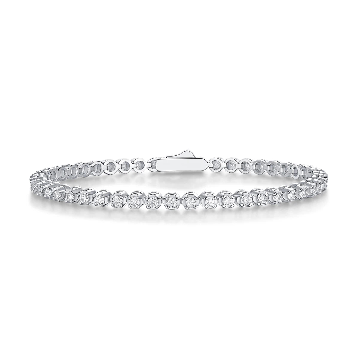 Moissanite Starry Sky Bracelet – Elegant & Sparkling. Length:16.5cm/6.5in