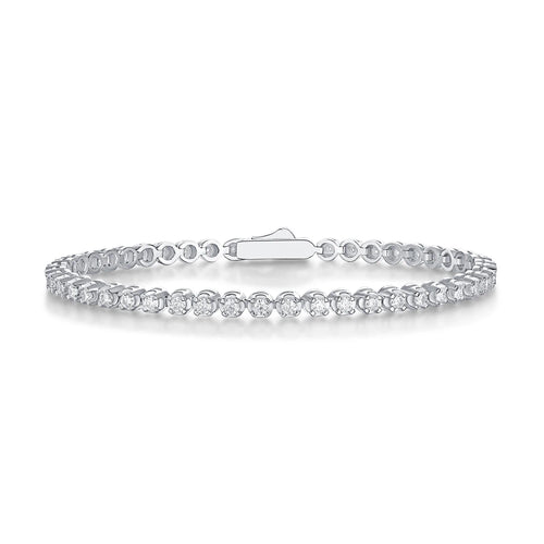 Moissanite Starry Sky Bracelet – Elegant & Sparkling. Length:16.5cm/6.5in