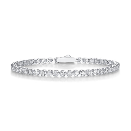 Moissanite Starry Sky Bracelet – Elegant & Sparkling. Length:16.5cm/6.5in