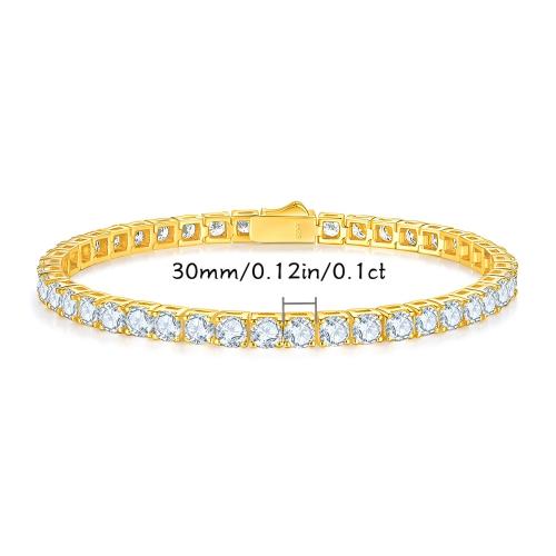 Moissanite Classic Full Pave Bracelet – Elegant & Timeless