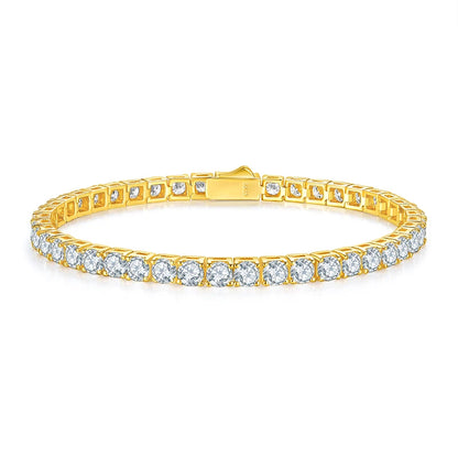 Moissanite Classic Full Pave Bracelet – Elegant & Timeless