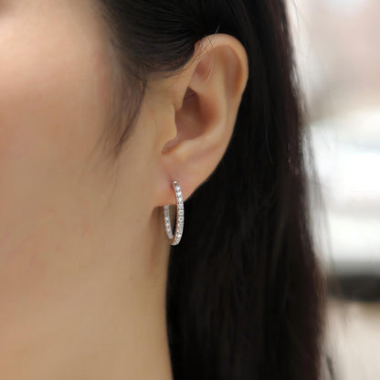 Luminous Moissanite Stud Earrings – Elegant Sparkle