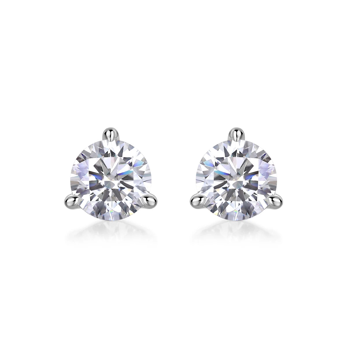 Moissanite Stud Earrings | Minimalist Sparkle for Everyday Elegance