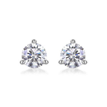 Moissanite Stud Earrings | Minimalist Sparkle for Everyday Elegance