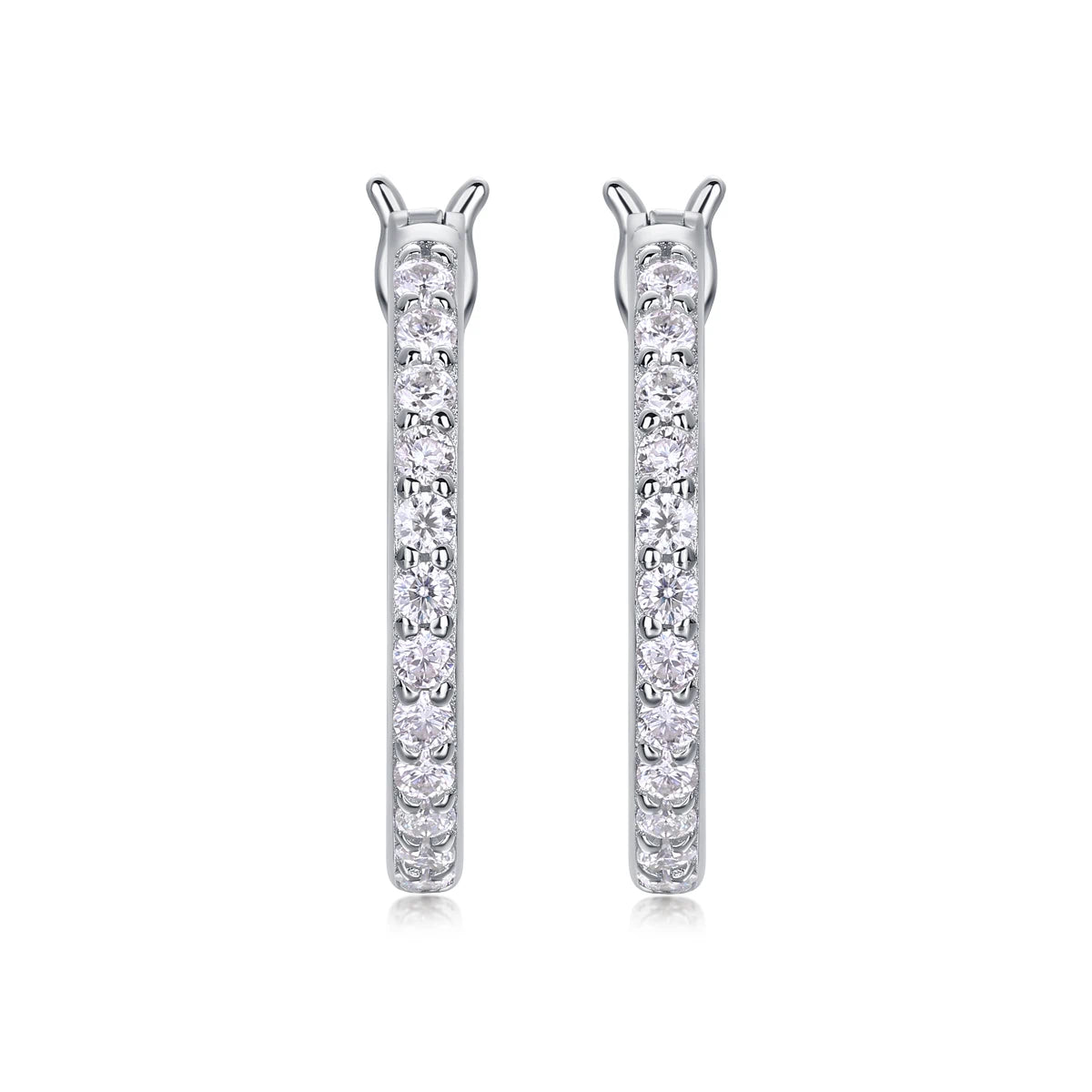 Luminous Moissanite Stud Earrings – Elegant Sparkle