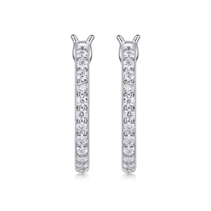 Luminous Moissanite Stud Earrings – Elegant Sparkle