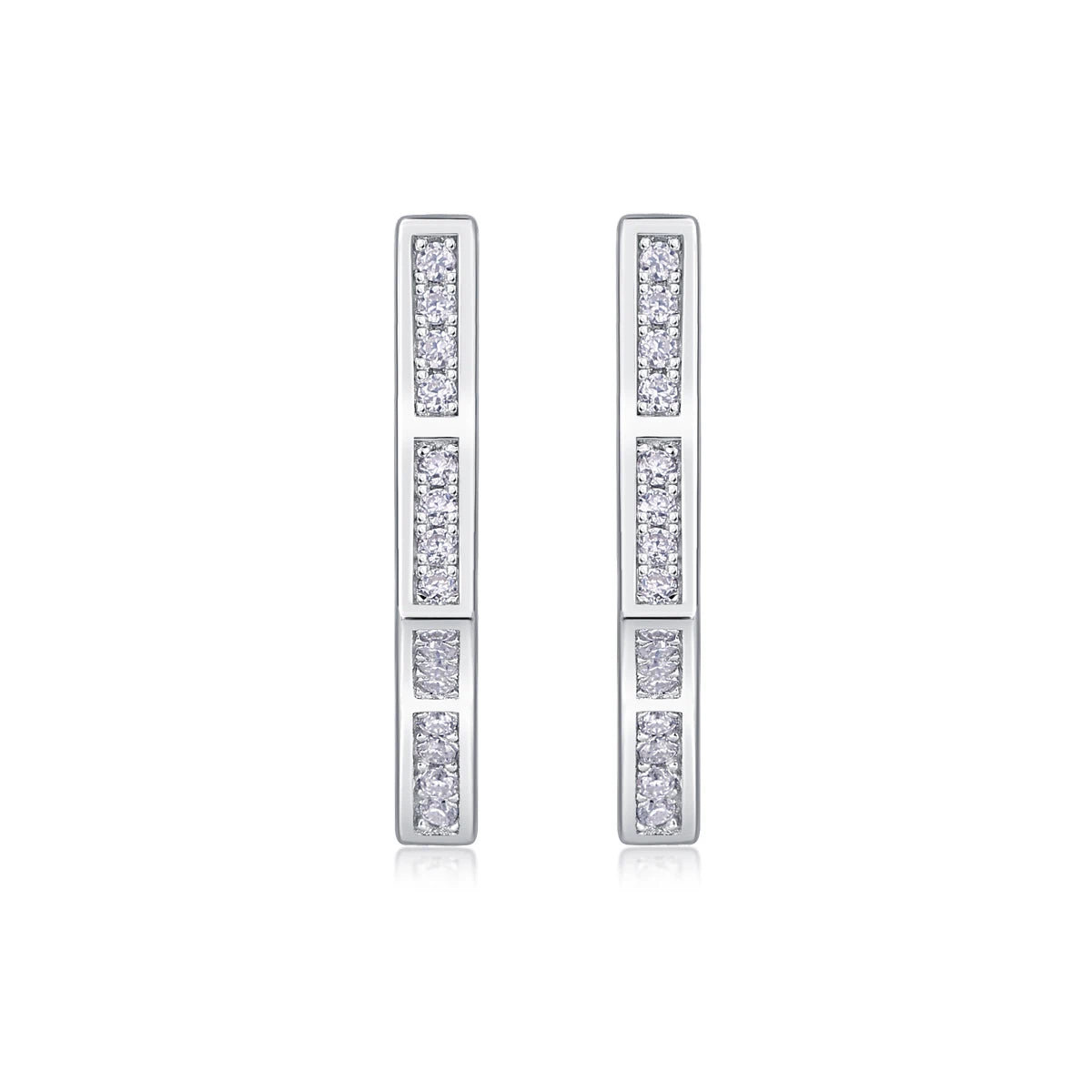 Stellar Moissanite Stud Earrings – Dazzling Starry Elegance