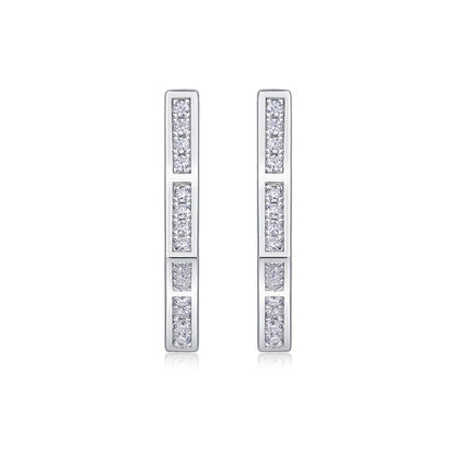 Stellar Moissanite Stud Earrings – Dazzling Starry Elegance